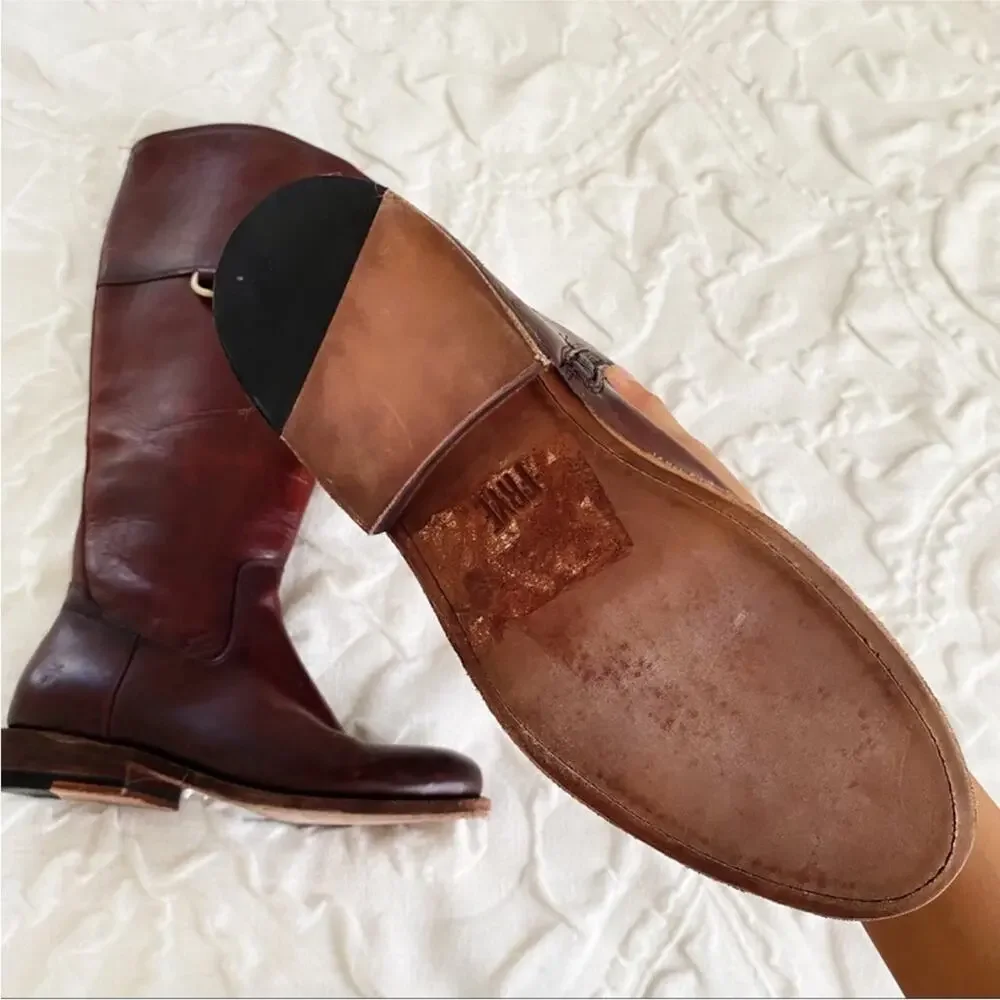 Frye Jayden D Ring Tall Boots Size 5.5 $398